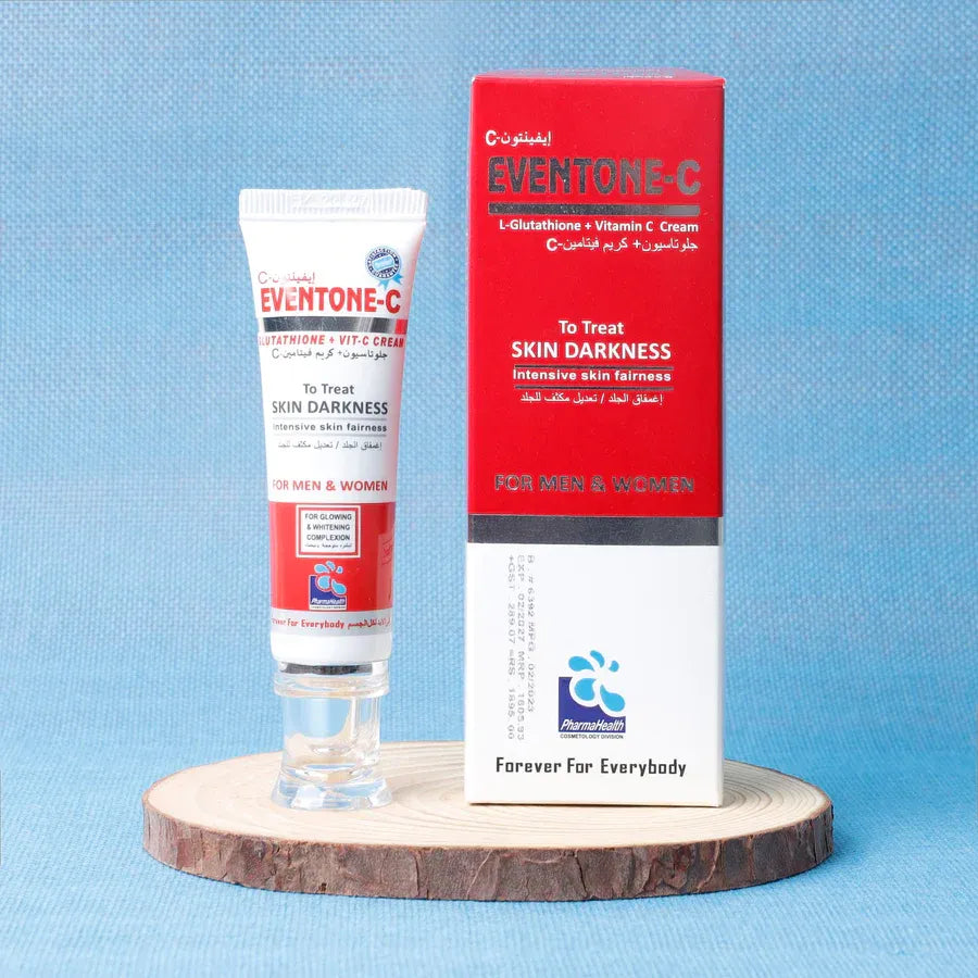 Eventone‑C Cream | L‑Glutathione + Vitamin C | 10 g | Treats Skin Darkness & Pigmentation
