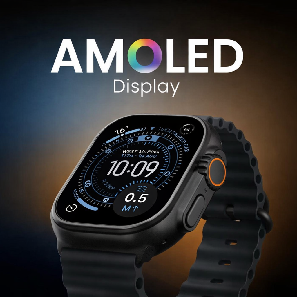 Ultra 2 Or 3 Smart Watch With Airpods Comfortable Wear Stylish Design.