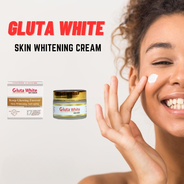 Gluta White Extreme Stronger Light Up And Anti-Aging Day & Night Cream | 50 Gram