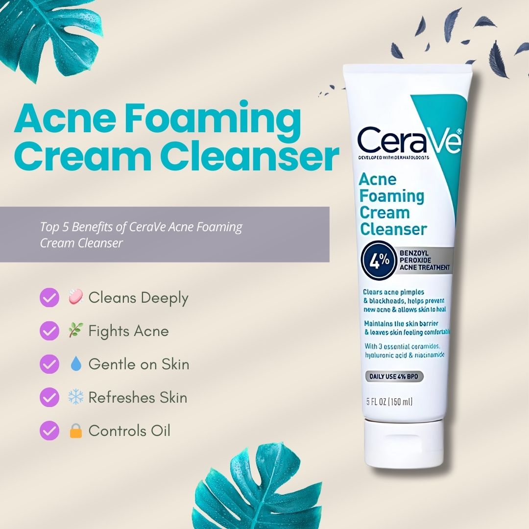 Cerave 4 In 1 Skincare Kit Night Cream, Sunblock, Cleanser & Serum For Radiant Skin